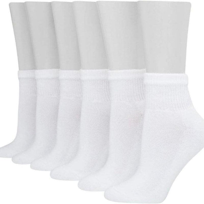 6 Pack Of Seamless Crew Socks for Everyday Use