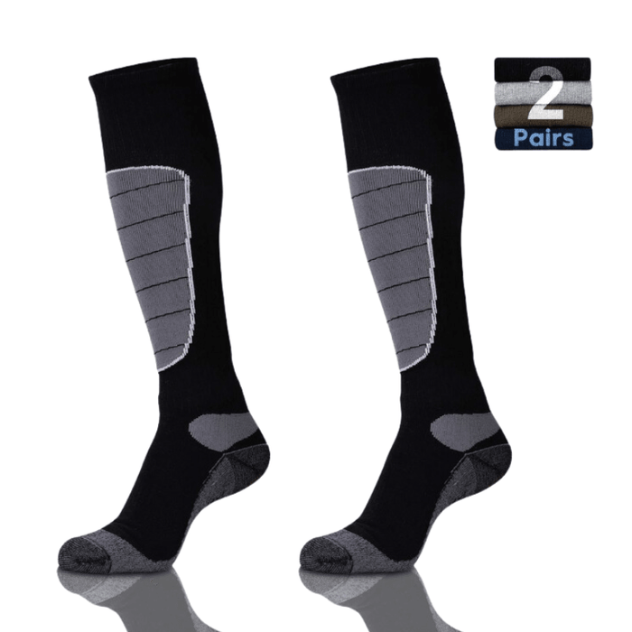 Pair Of 2 Stylish Compression Heated Socks