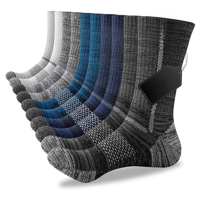 5 Pair Stretchable Cushioned Socks – All-Day Comfort and Support