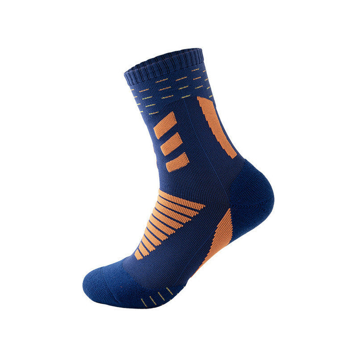 7 Pairs Sweat-Absorbent Outdoor Sports Socks | Vibrant Colors | Anti-Slip Grip