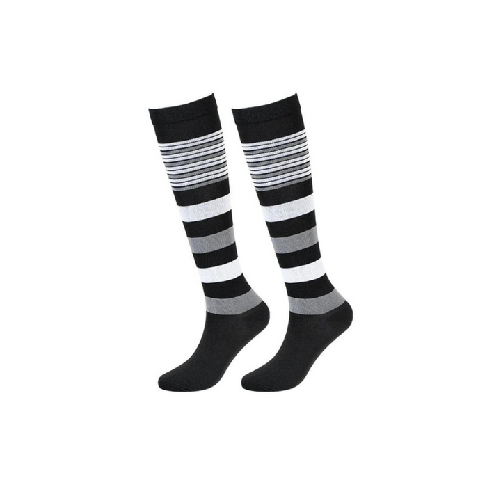 Striped Sports Compression Socks Breathable Compression Socks 7 Pairs