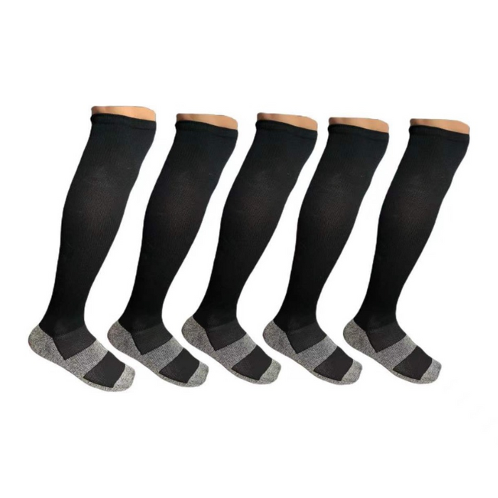 Over-The-Knee Compression Socks 5 Pairs