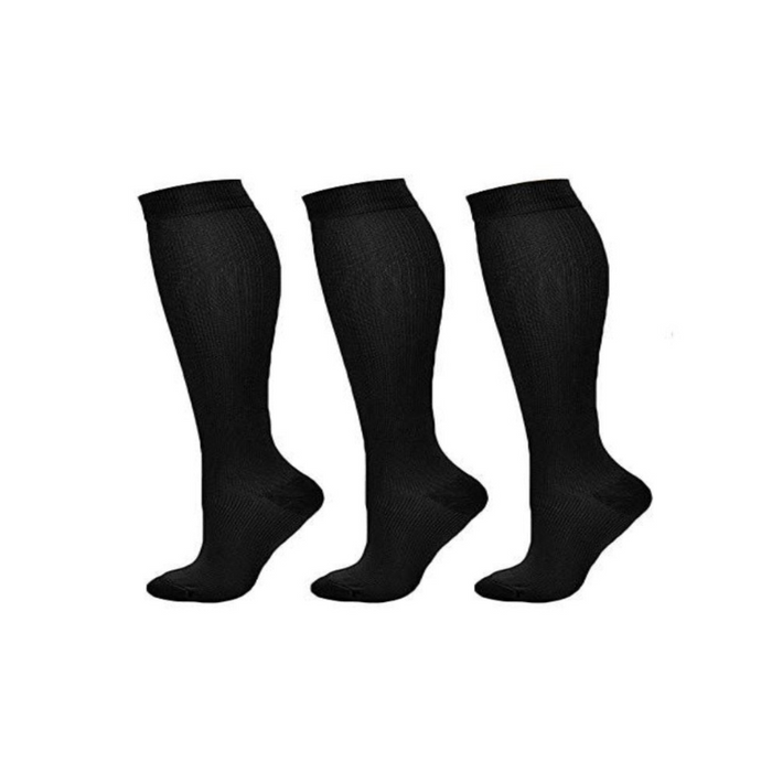 Compression Sports Socks For Women 30 MmHg - 3 Pack