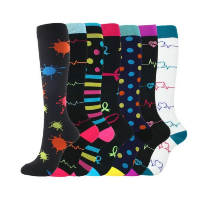 Colorful  Stocking Sports Socks - 7 Pack