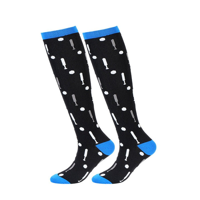 7 Pairs Of Compression Elastic Breathable Sports Socks