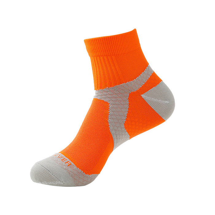 Sweat Absorbing Sports Socks Multicolor Casual Running Socks 6 Packs