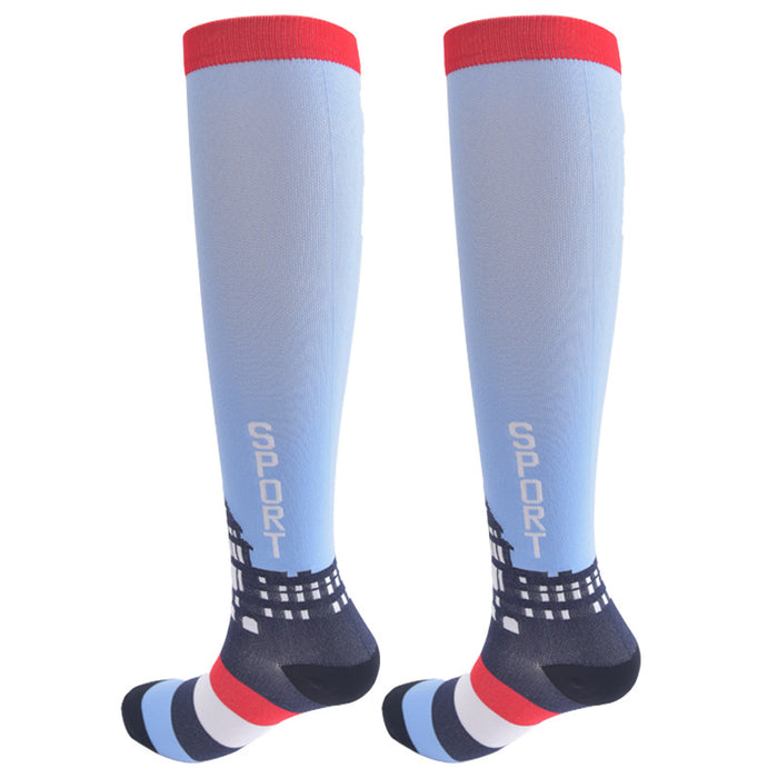 Sports Running Fitness Socks Compression Socks Calf Sock 4 Pairs