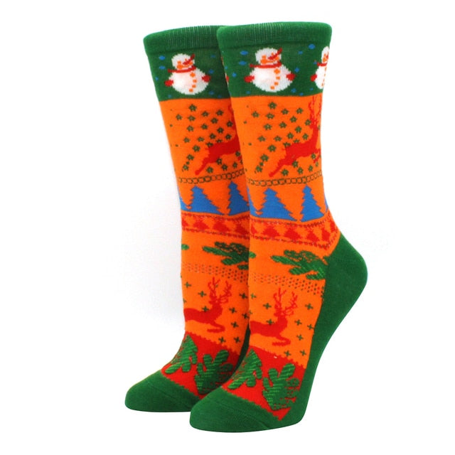 Christmas Socks | Holiday Themed Unisex Socks | Colorful Winter Socks