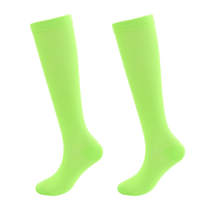 9 Pairs Solid Color Long Tube Sports Socks
