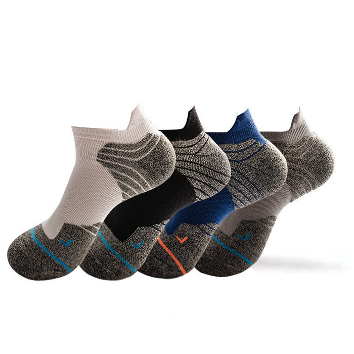 4 Pairs Breathable Ankle Socks For Men